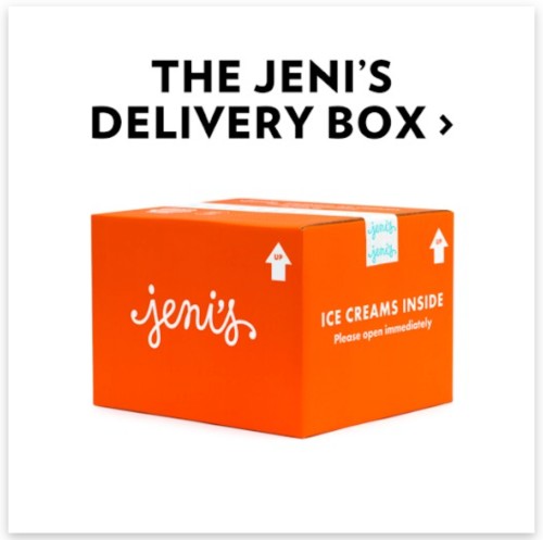 Modelo de unboxing da sorveteria Jeni's