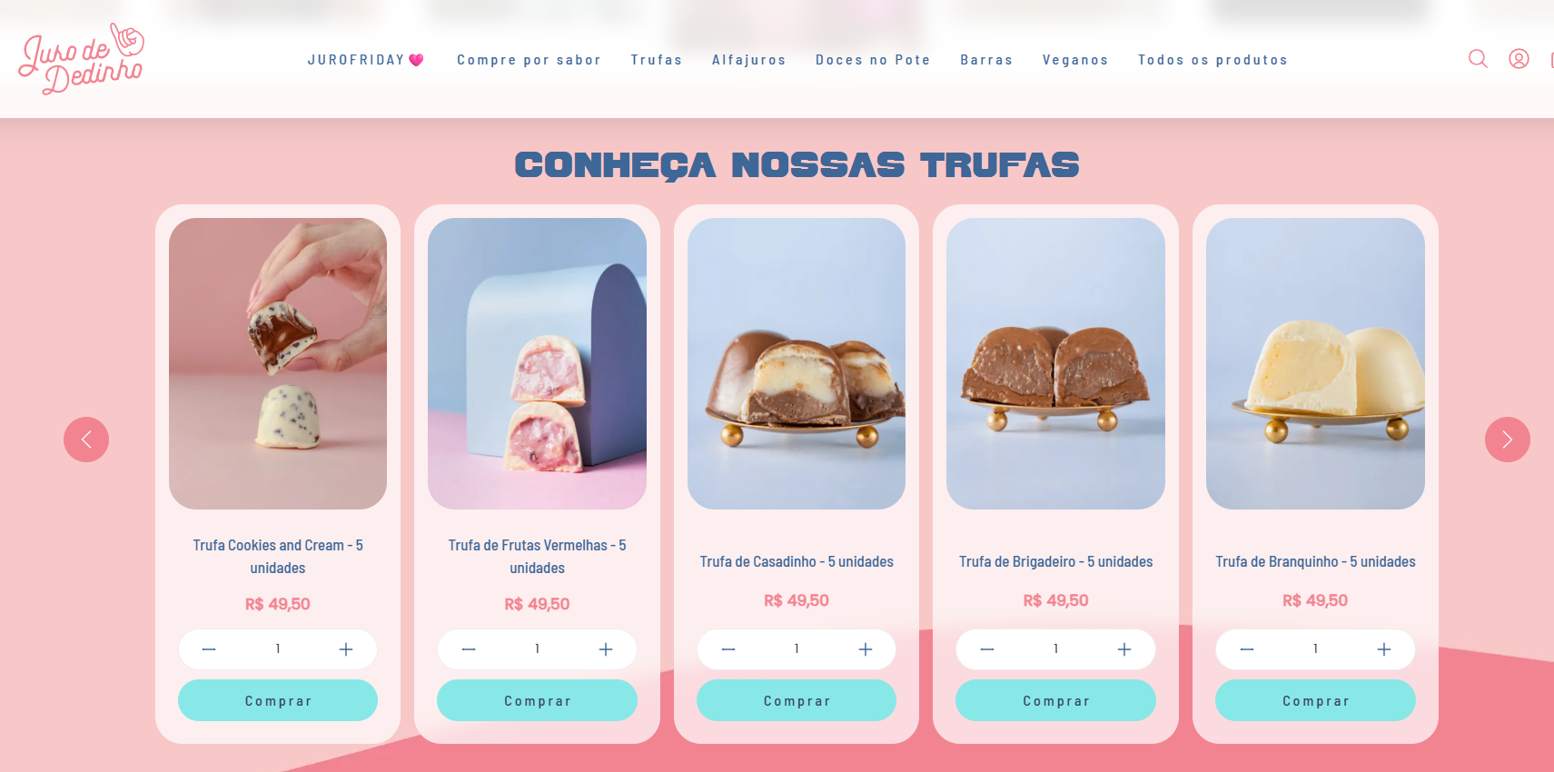 Site da Juro de Dedinho na Bagy