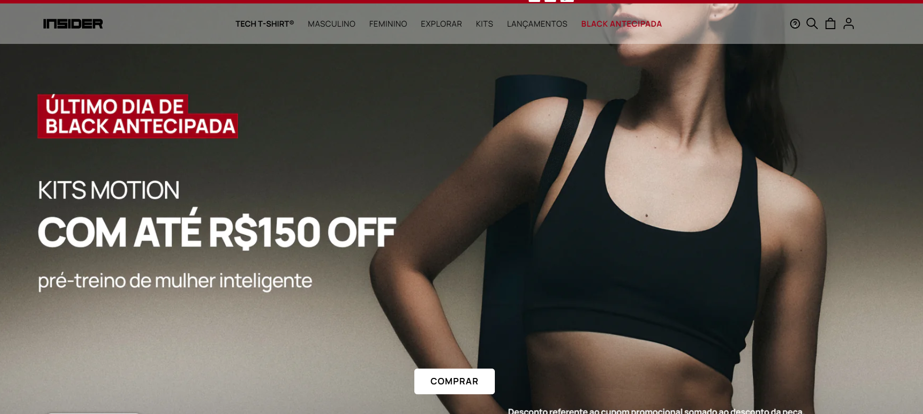 Exemplo de promoção kits - Loja Insider