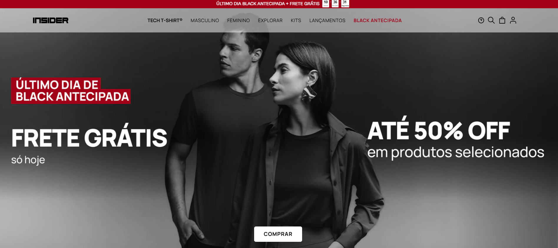 Exemplo Loja Insider