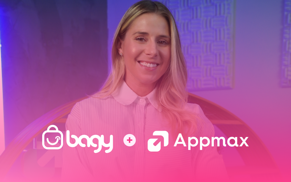 Equipe demonstrando a integração das plataformas Bagy e Appmax, destacando a praticidade e eficiência para lojistas que buscam soluções completas para e-commerce