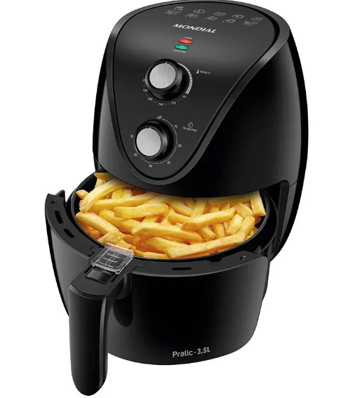 Air Fryer Mondial simbolizando o produto estrela da marca
