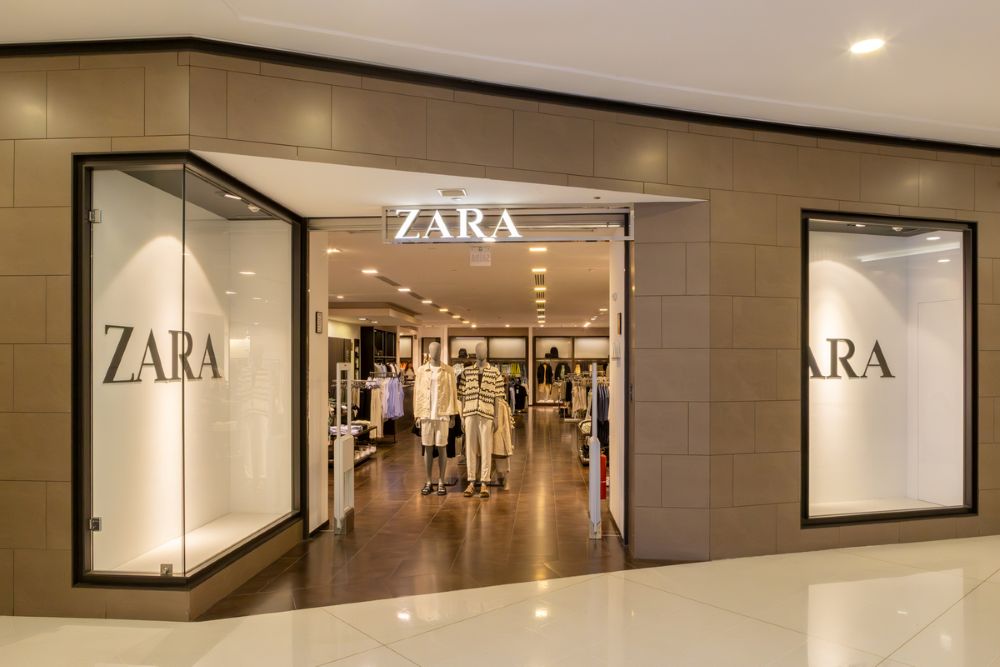 Exemplo de loja fast fashion - Zara