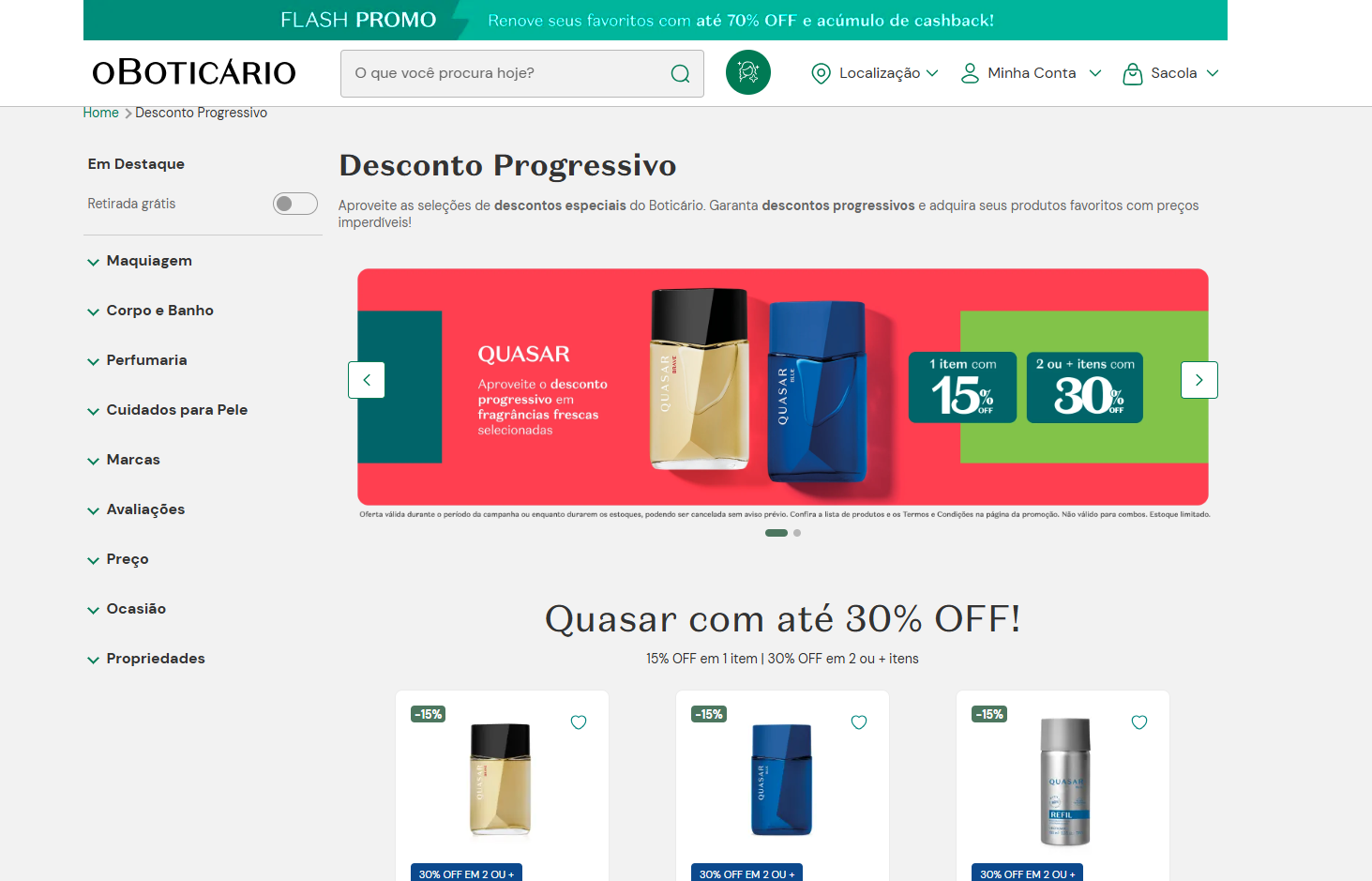 exemplo de desconto progressivo para black friday