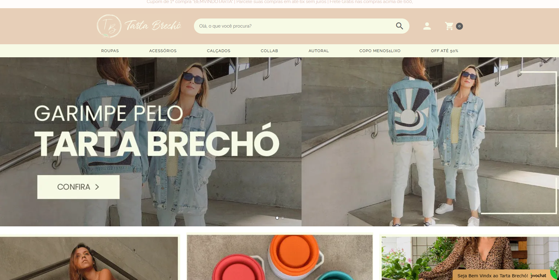 Exemplo de brechó - Tarta brechó